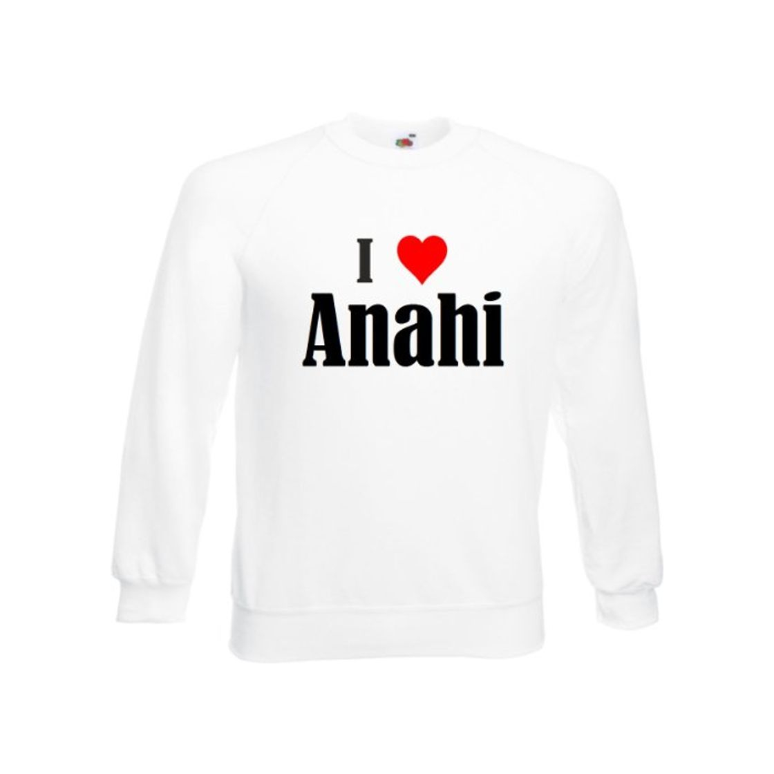 Moda Reifen-Markt Sudadera I Love Anahi para mujer