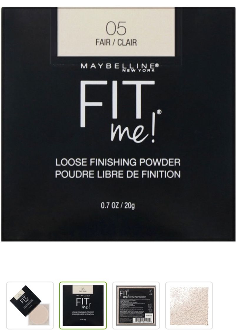 Productos maybelline fit me loose powder