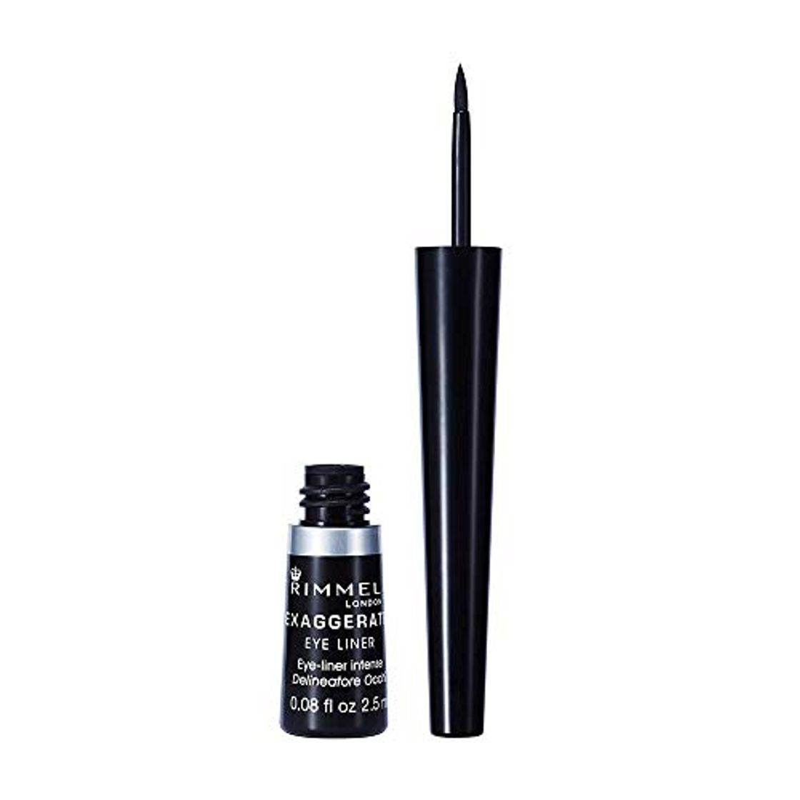Social Rimmel London Exaggerate Automatic Eyeliner Waterproof - Delineador de Ojos Retráctil, Tono