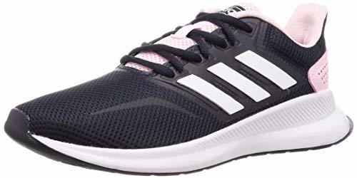 Moda Adidas - Deportiva Running runfalcon Mujer Negro y Rosa - Negro