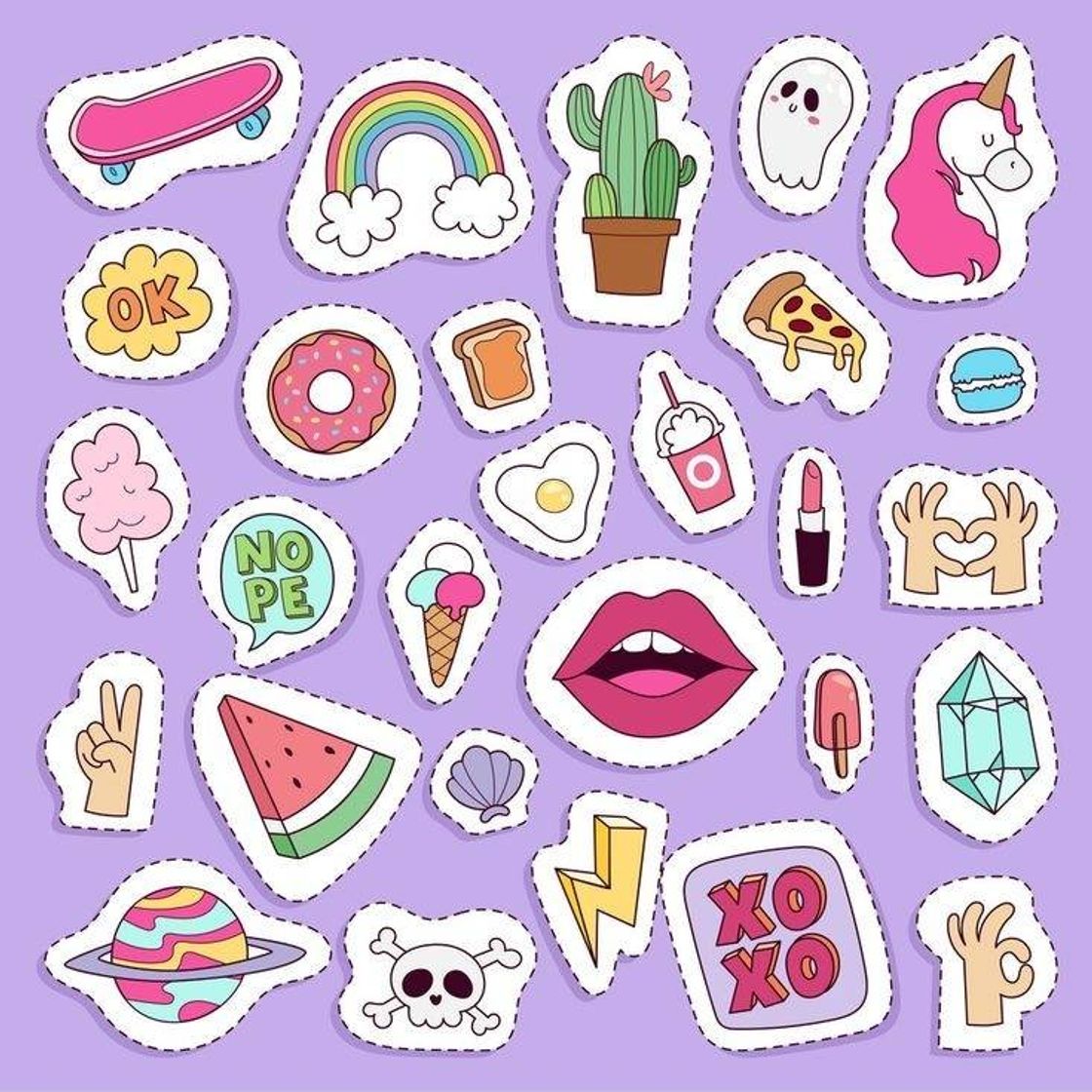 Moda stickers variados