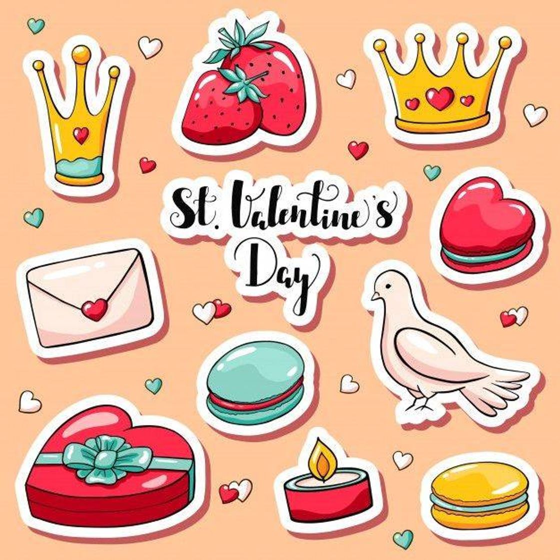 Fashion stickers valentine's day 💗