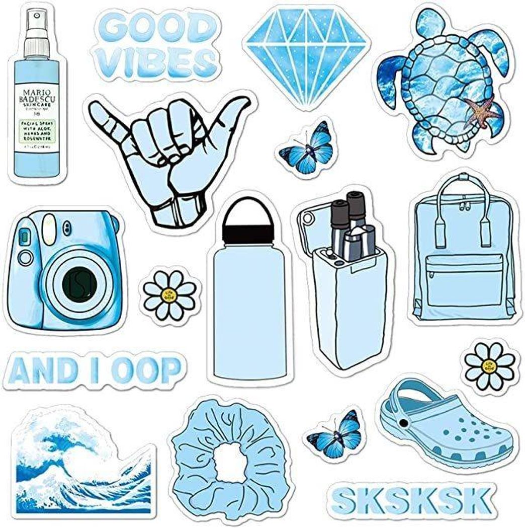 Moda BLUE STICKERS