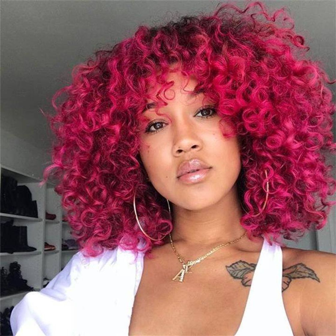 Moda PINK HAIR 