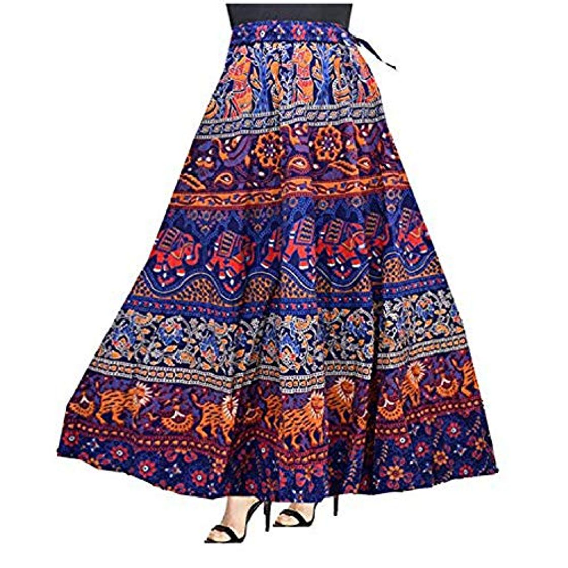 Social Sai Fashion Falda Boho Multicolor