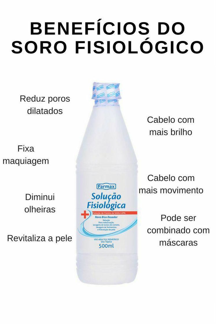 Social Rotina de pele com soro fisiológico 