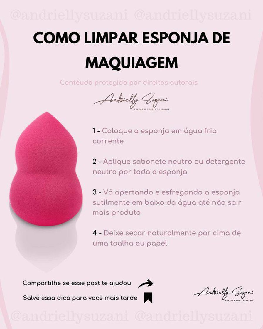 Social Como limpar sua esponja de maquiagem 