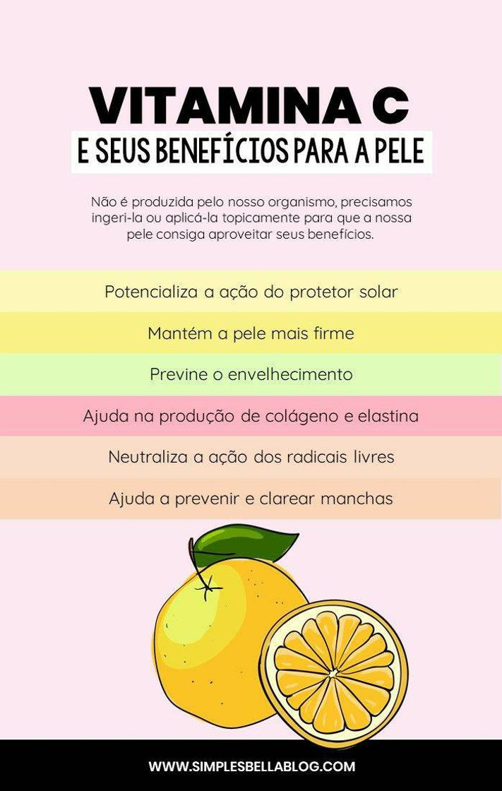 Social Vitamina C e seus benefícios para pele