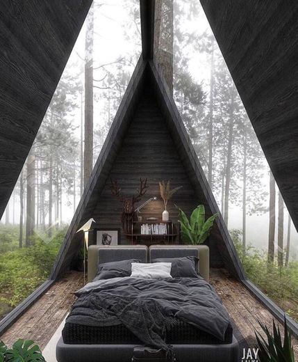 Totally black dream room