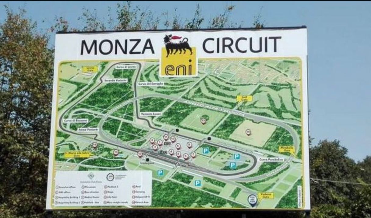 Place Monza Eni Circuit