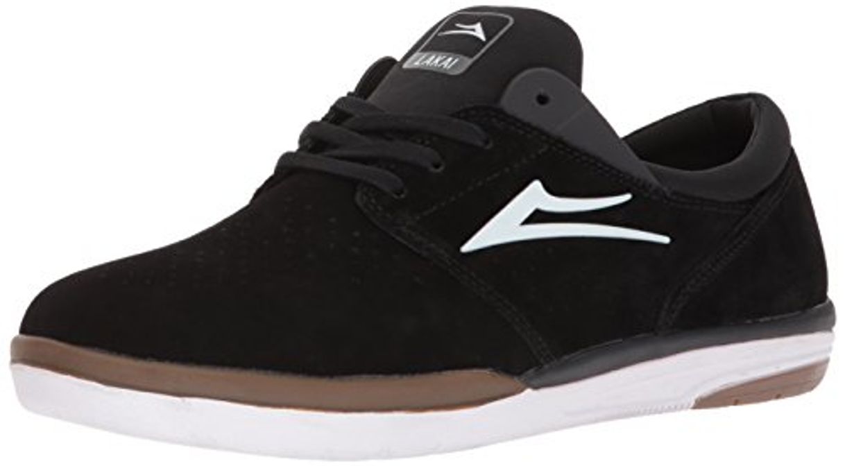 Fashion Zapatos Lakai Fremont Negro-Gris Ante