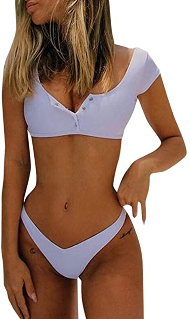 Social Mujer Bikini 2019 Traje de Baño Mujer Dos Piezas Ropa de Playa