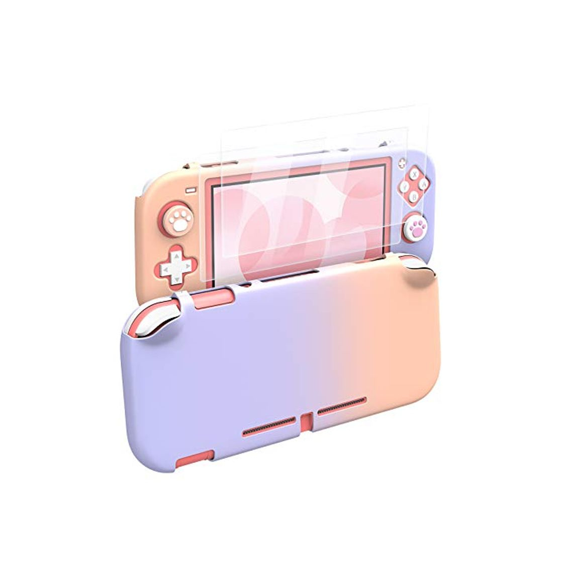 Products MoKo Funda para Nintendo Switch Lite, Protectora para PC con 4 Tapas