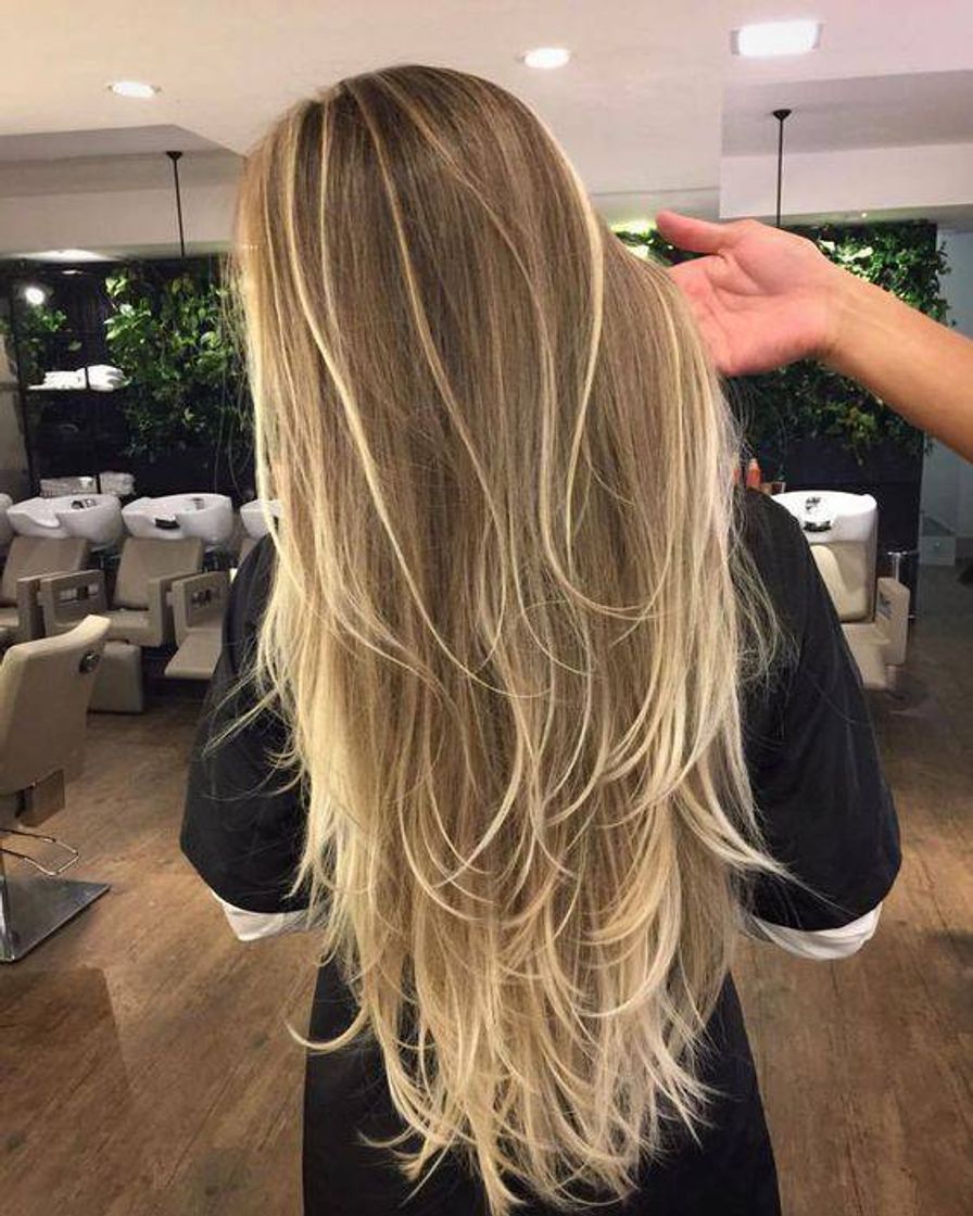 Social Cabelo com luzes