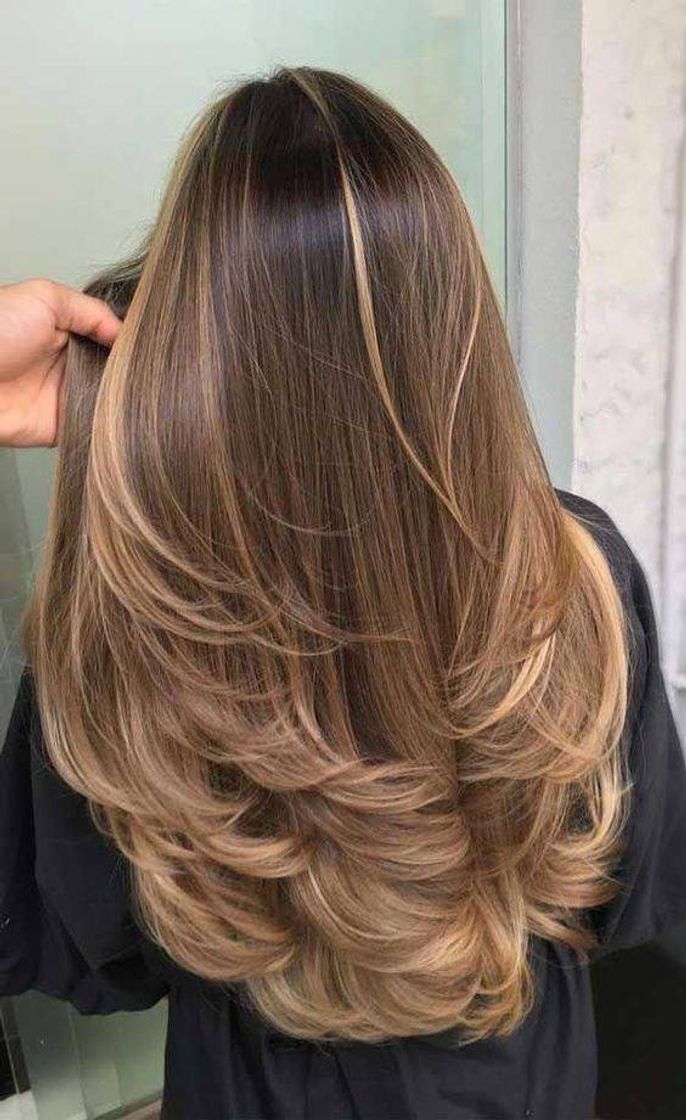 Social Cabelo com luzes