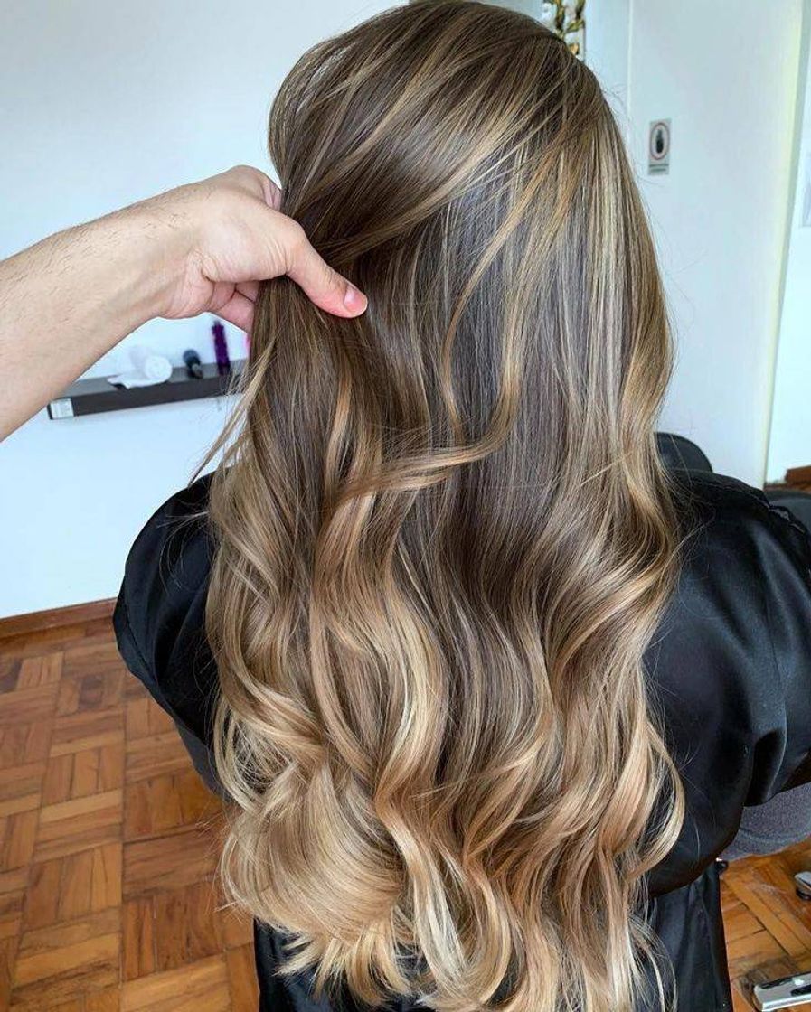 Social Cabelo lindo com luzes