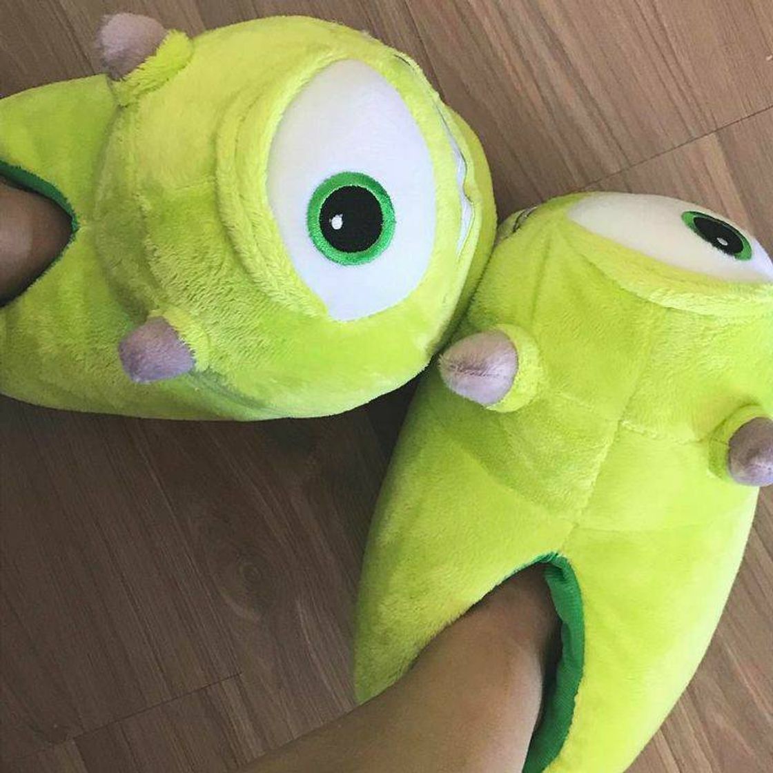 Moda pantufa do mike