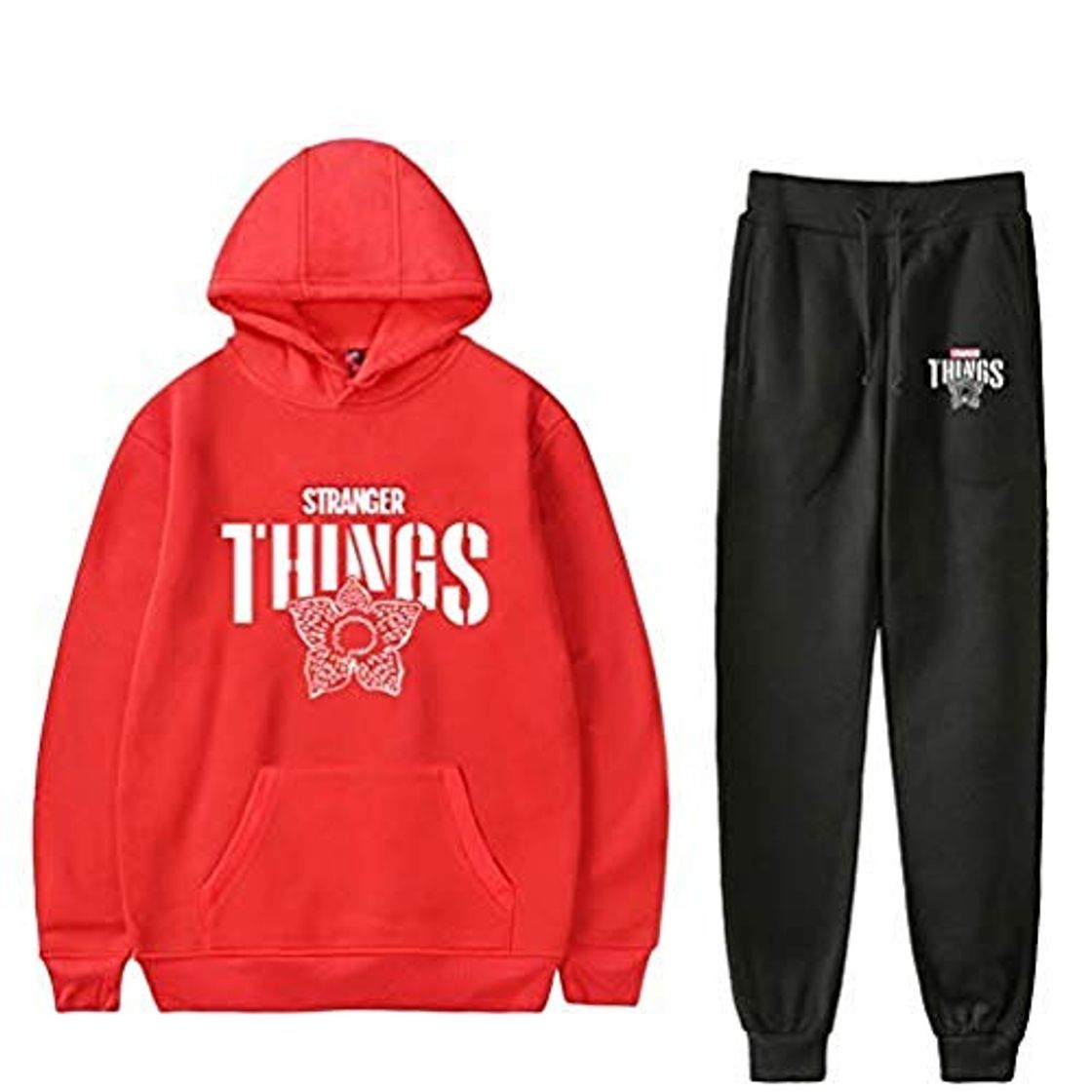 Fashion Hombre Mujer Stranger Things Chandal 2 Piezas Conjuntos De Sudaderas Deportivas Juveniles