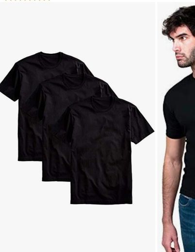 Camiseta básica preta