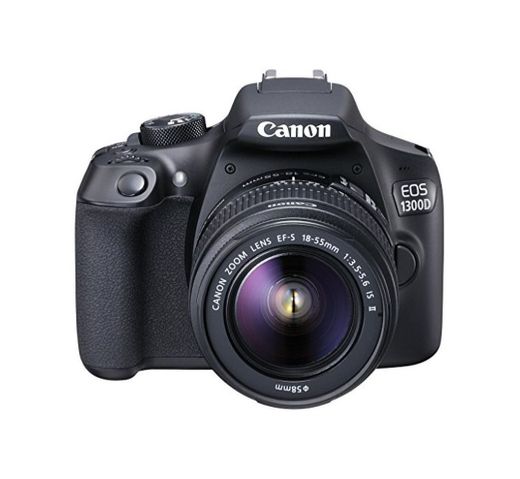 Canon EOS 1300d/Rebel T6/Kiss X80 18 – 55/3.5 – 5.6 EF-S IS II – Cámara Digital