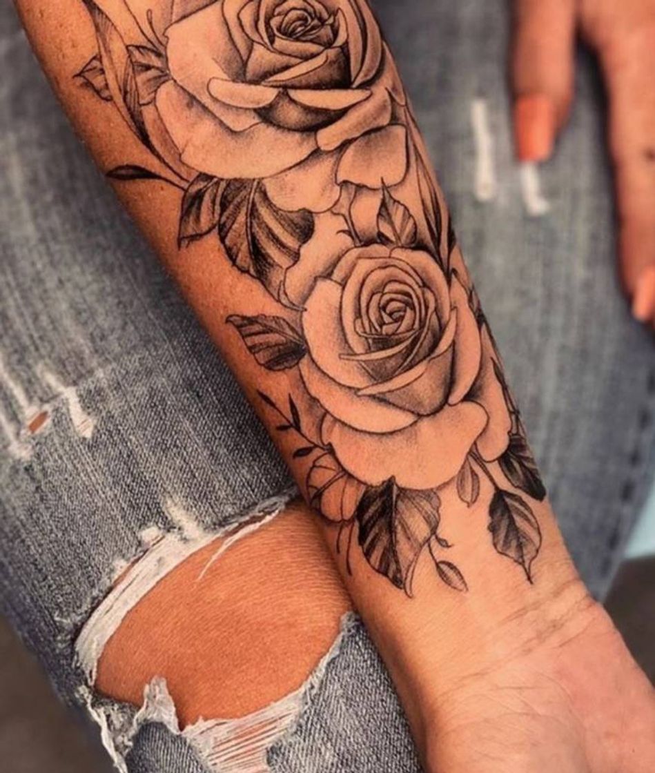 Moda Tatto rosas