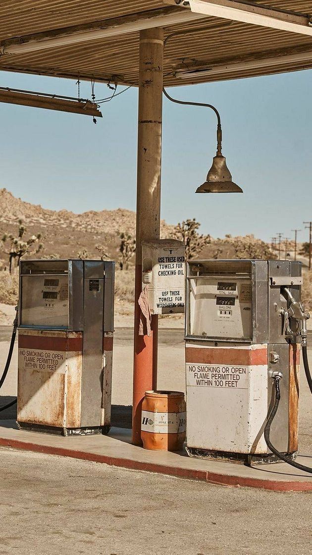 Fashion Gas Station Aesthetic Wallpaper