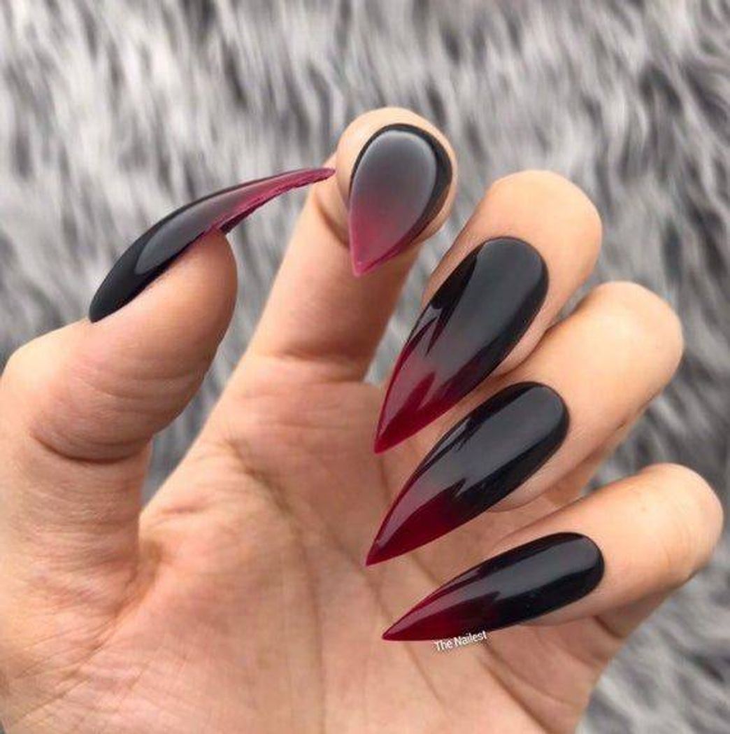 Fashion Unhas Vamp black