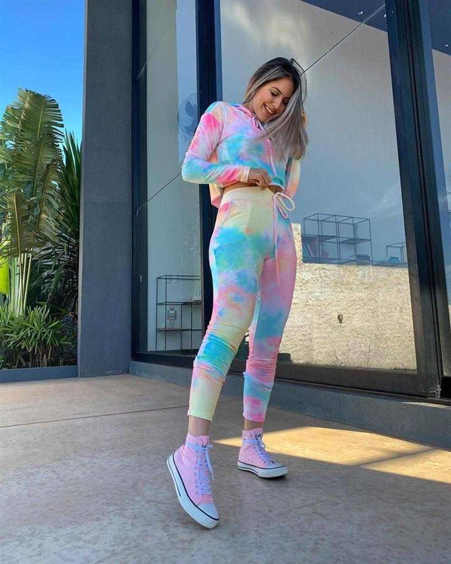 Moda Conjunto Tie Dye