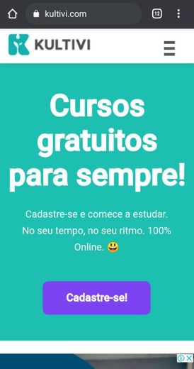 Kultivi | Cursos Gratuitos Enem, Concursos, Idiomas, Oab, Negócios