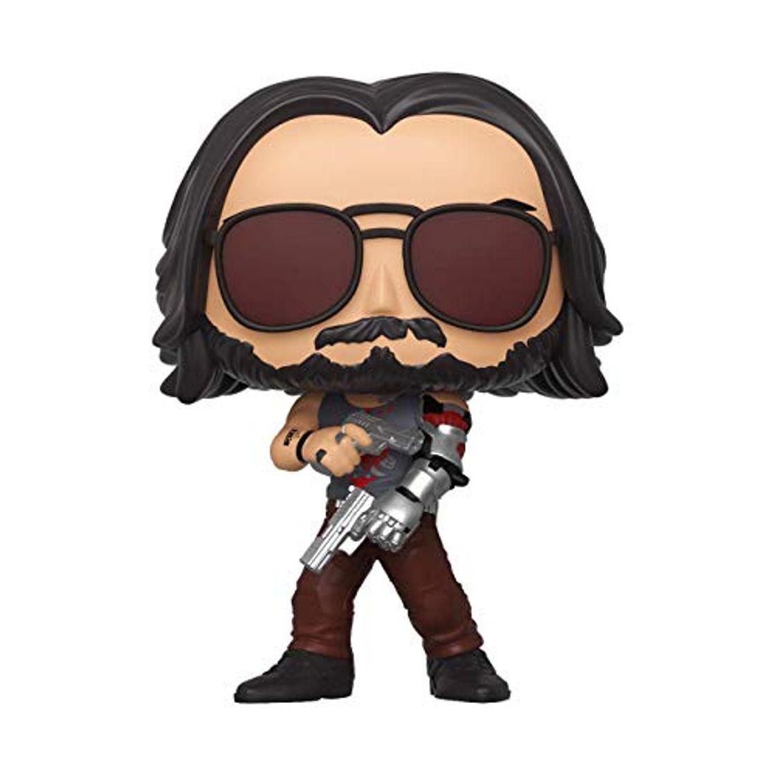 Productos Funko- Pop Games 2077-Johnny Cyberpunk 2077 Johnny Silverhand 2 Figura Coleccionable, Multicolor