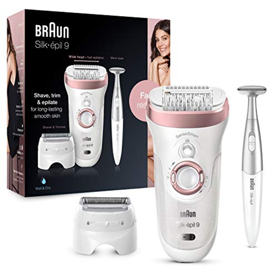 Beauty Braun Silk-épil 9 9/890 Wet&Dry Depiladora Eléctrica Inalámbrica Con Tecnología SensoSmart