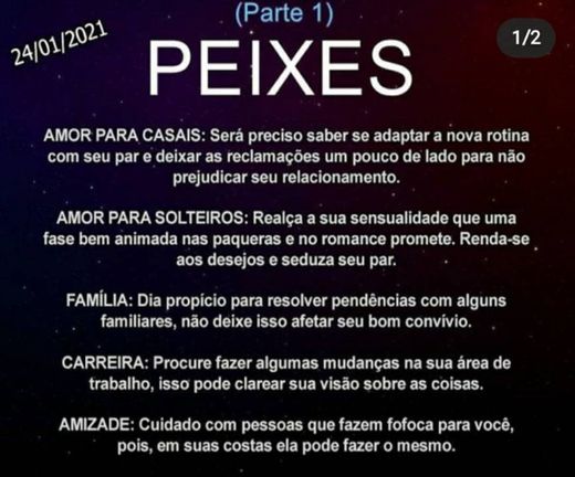 Signo peixes part 1