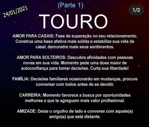 Signo Touro part 1