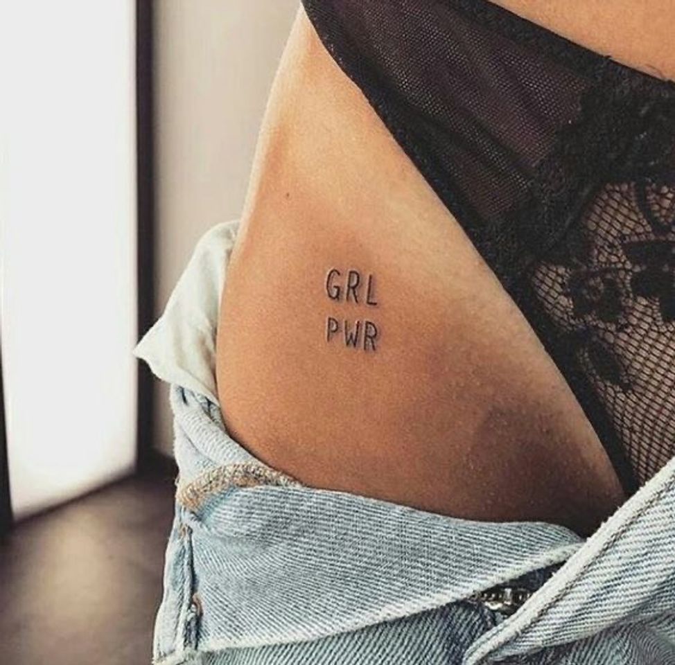 Fashion Girl power tattoo