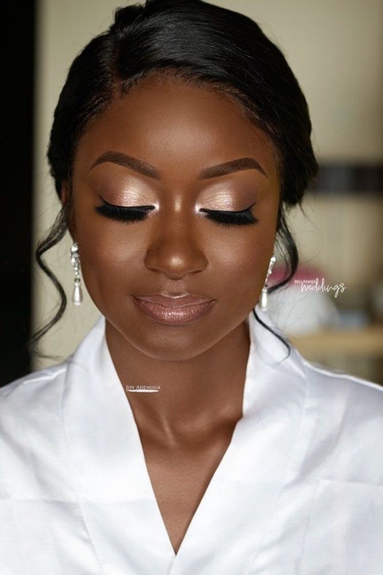 Fashion Natural bridal glam look