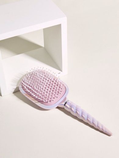 Escova de cabelo com design de unicórnio 