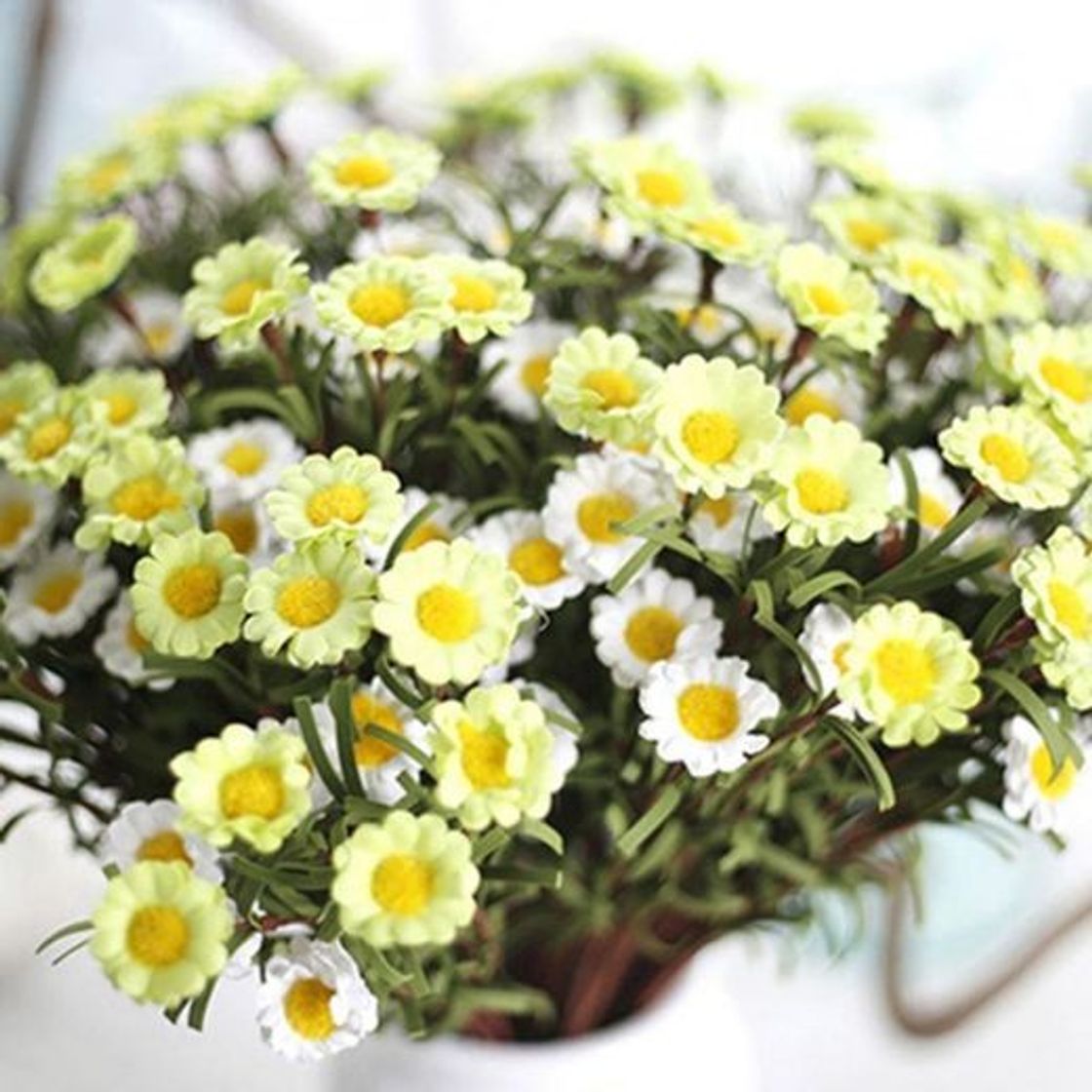 Social Ramo de flores artificiales con flores de seda