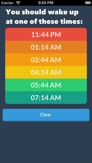 Moda Sleep calc