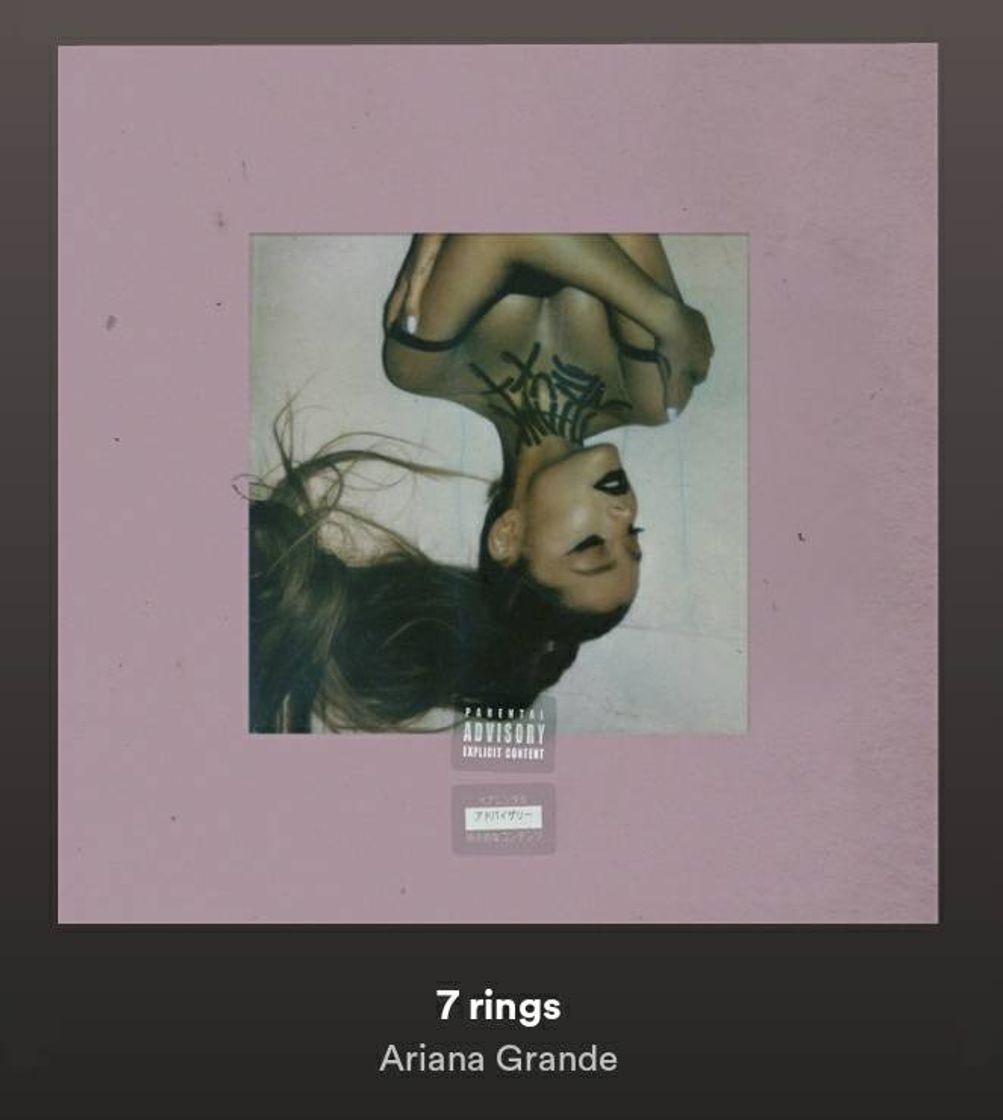 Canción 7 rings