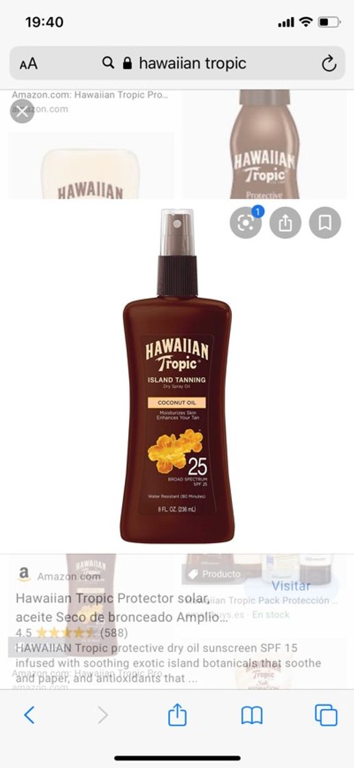 Moda Aceite bronceador Hawaiian Tropic