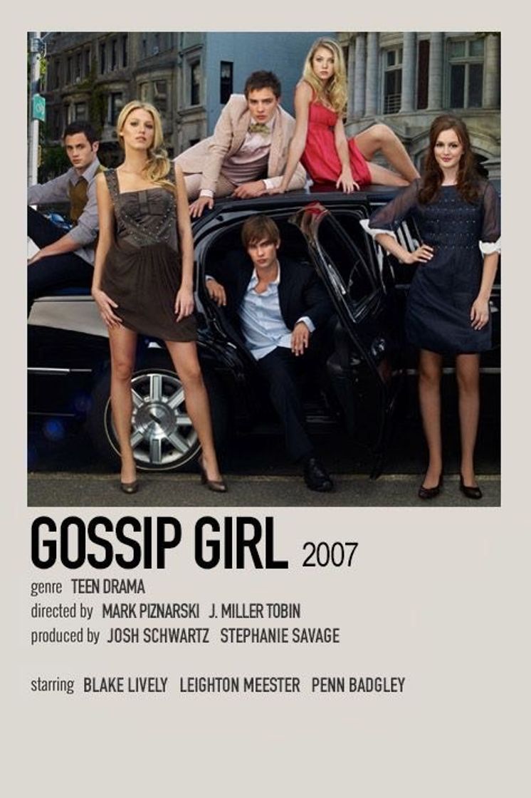 Fashion gossip girl pôster 