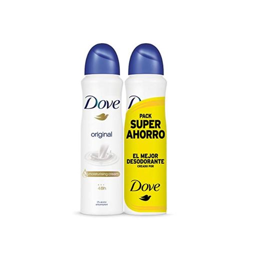 Dove Original Desodorante Antitranspirante en Aerosol 48h de Protección con Œ de