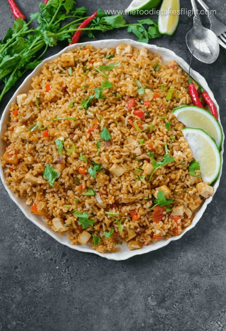 Moda Arroz frito vegano 