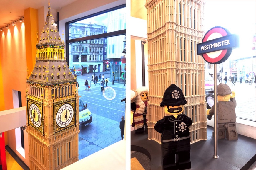 Place LEGO
