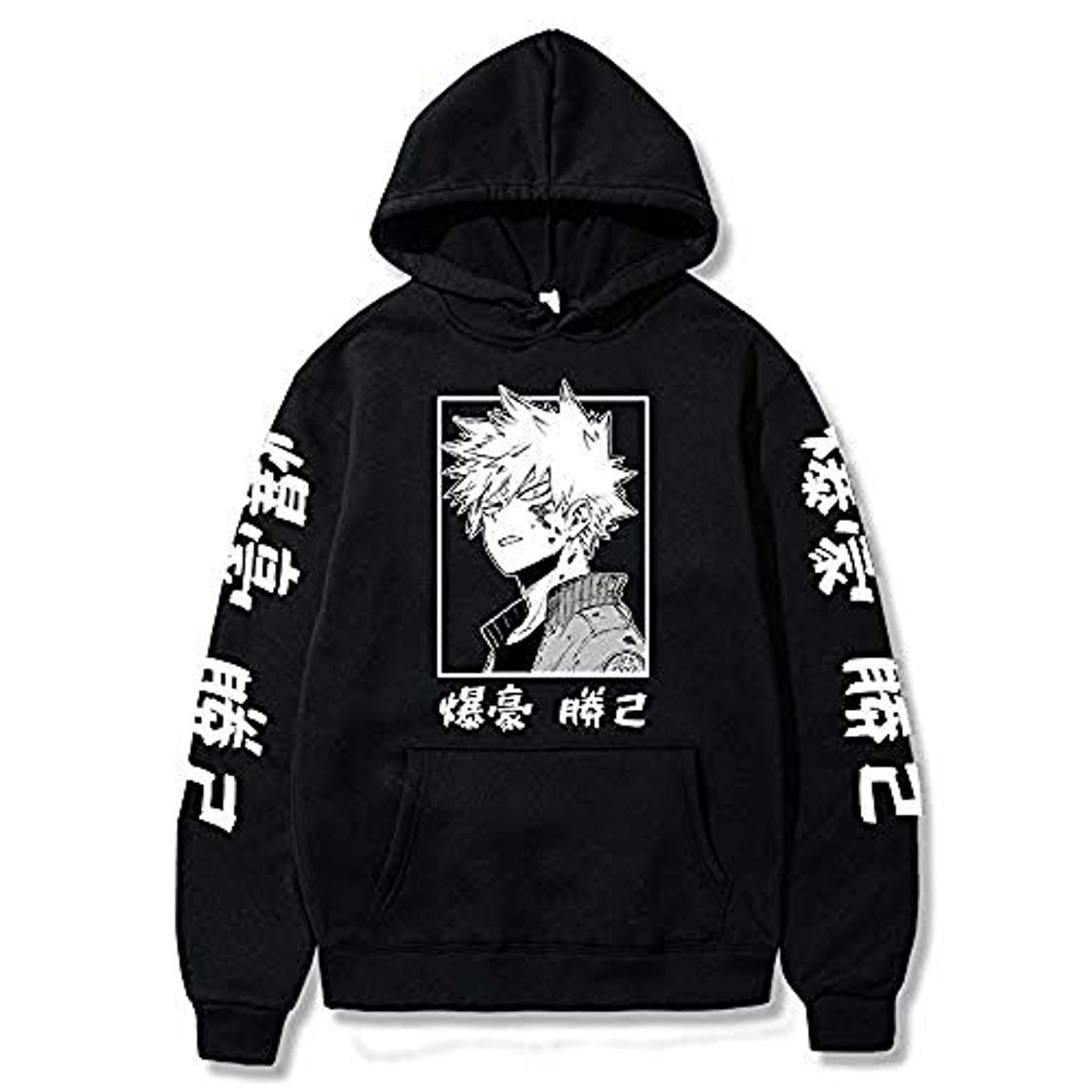 Social Caliente Anime My Hero Academia Bakugou Sudadera con capucha Sudaderas Hombres Mujeres Pullover Unisex Harajuku Tracksui