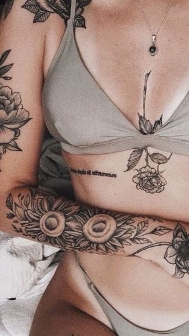 Moda Tatuaje girasol 🌻 