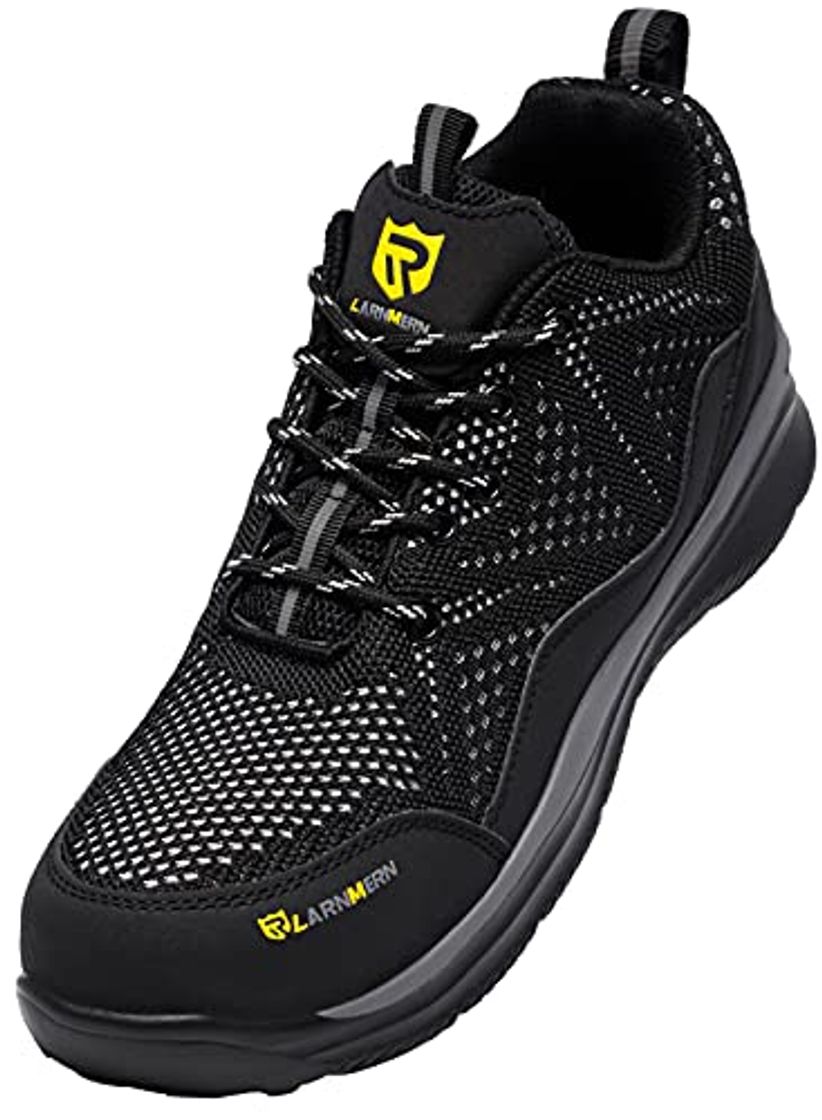 Social LARNMERN PLUS Zapatos de Seguridad Hombre Ligeros, Zapatillas de Seguridad Hombre Trabajo