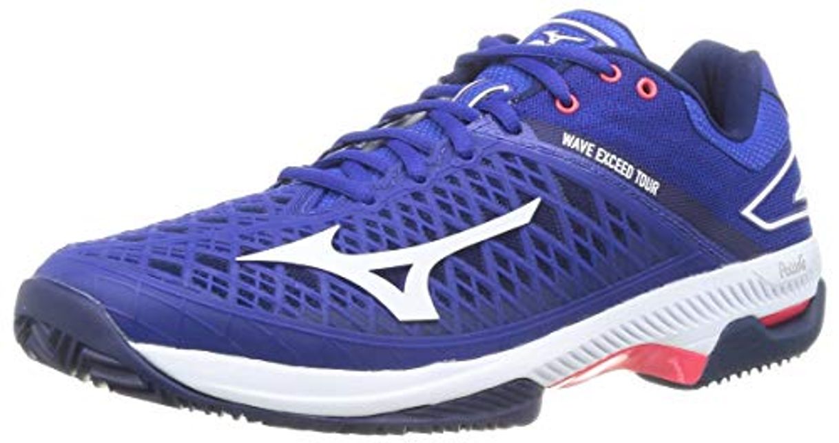 Fashion Mizuno Wave Exceed Tour 4 CC, Zapatos de Tenis Unisex Adulto, Azul