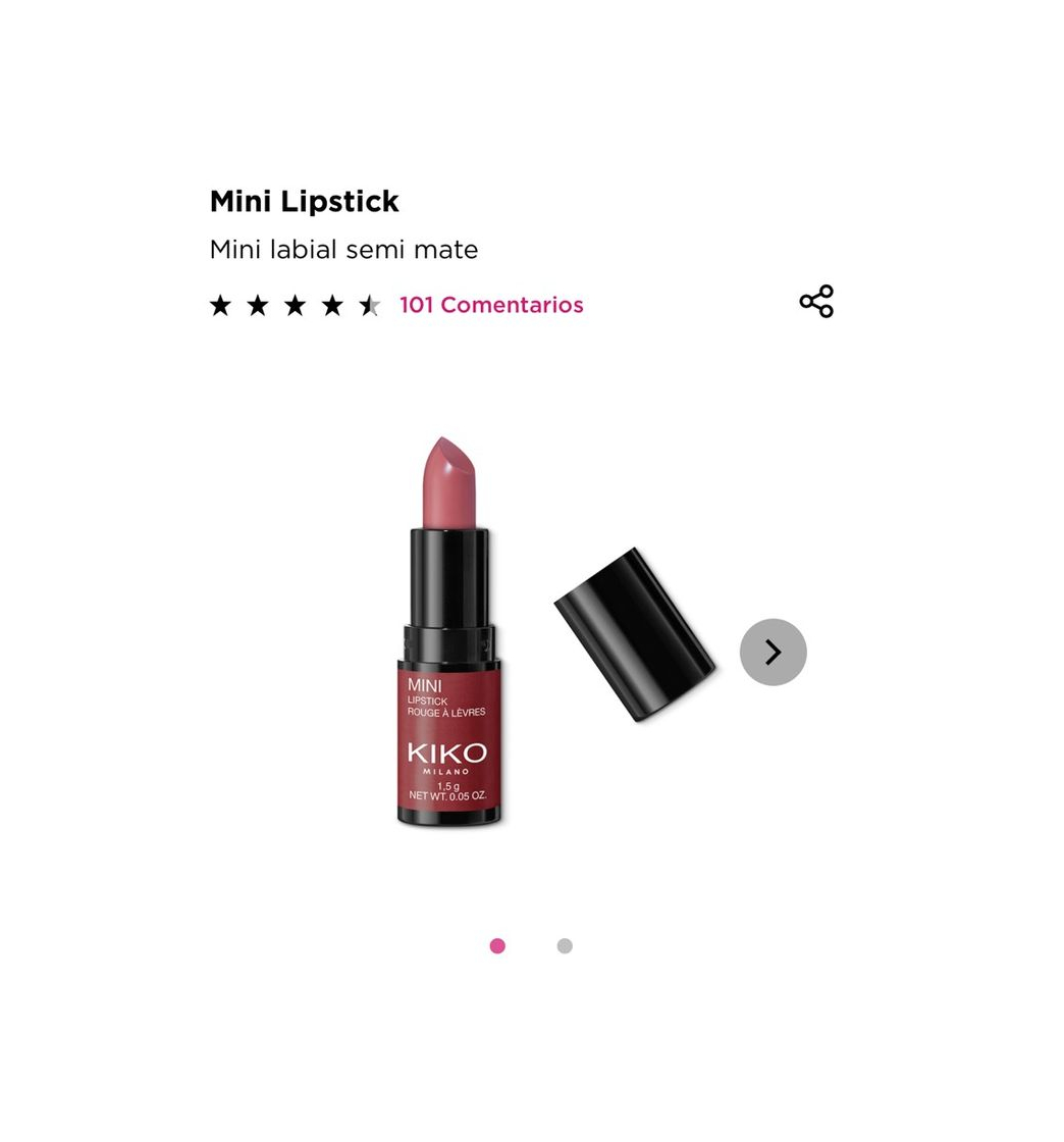 Product Mini labial semi mate