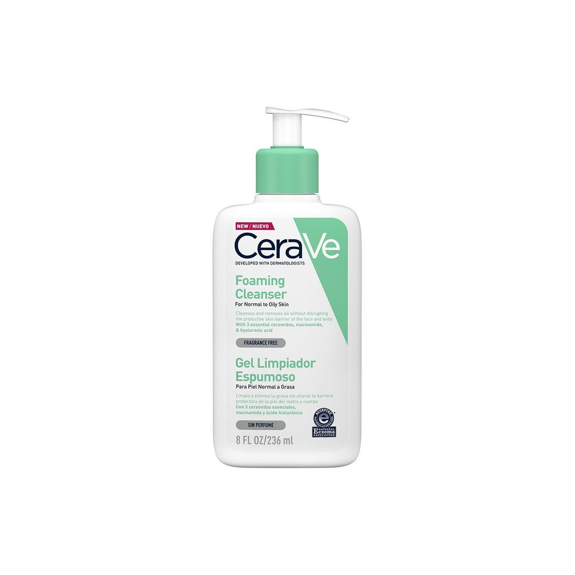 Product CERAVE GEL LIMPIADOR ESPUMOSO PIEL NORMAL GRASA 236ML